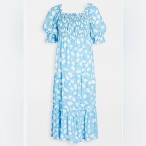 Faithful The Brand Olinda Midi Dress Leyla Floral Print sz 10